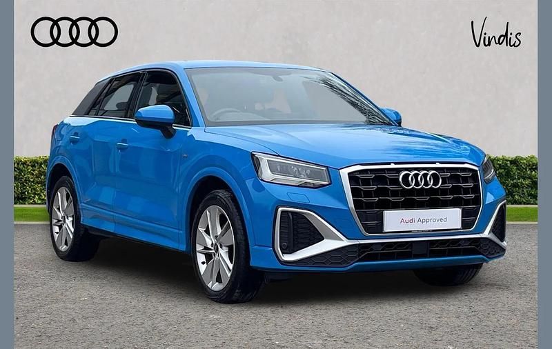 Used Audi Q2 S-Line 147 HP (108 kW) 2021 Blue SUV