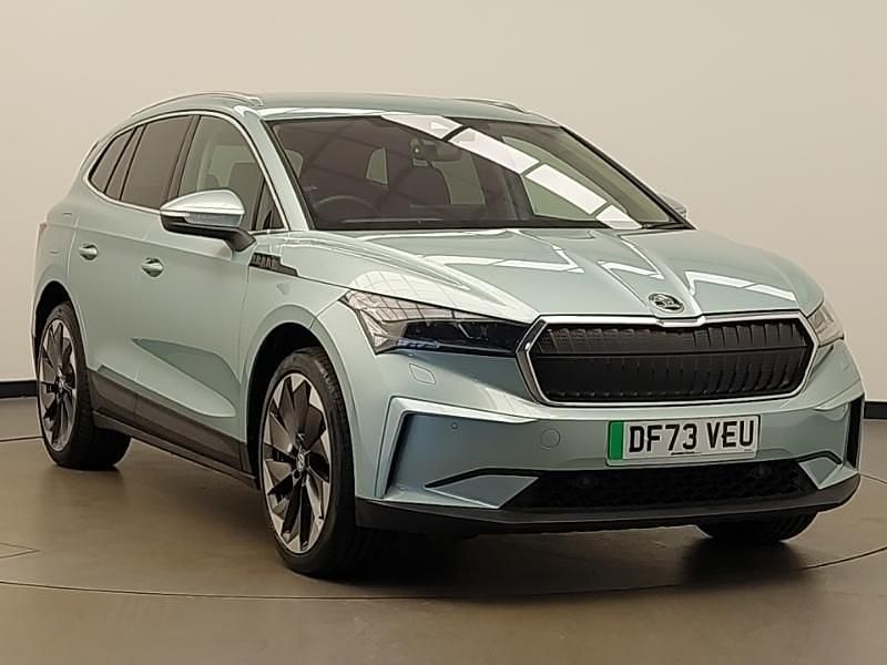 Silver Used 2024 Skoda Enyaq iV ecoSuite SUV | £25,498 (Fair price) - Image 1/4