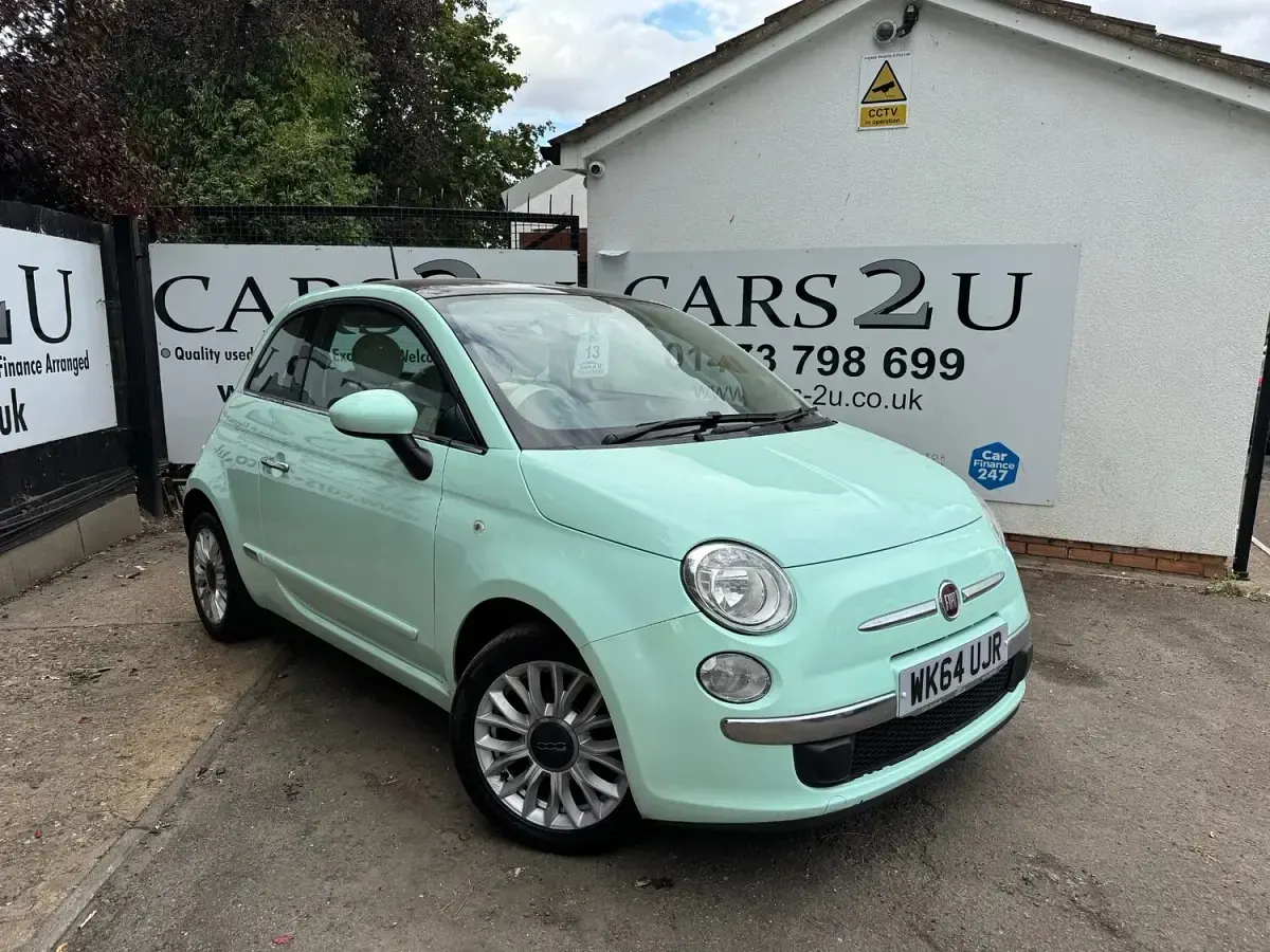Used Fiat 500 Lounge 69 HP (50 kW) 2014 Green Hatchback