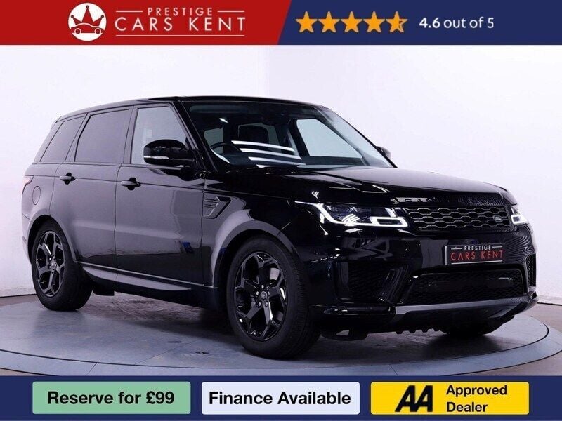 Black Used 2019 Land Rover Range Rover Sport HSE SUV | £29,751 (Good price) - Image 1/4