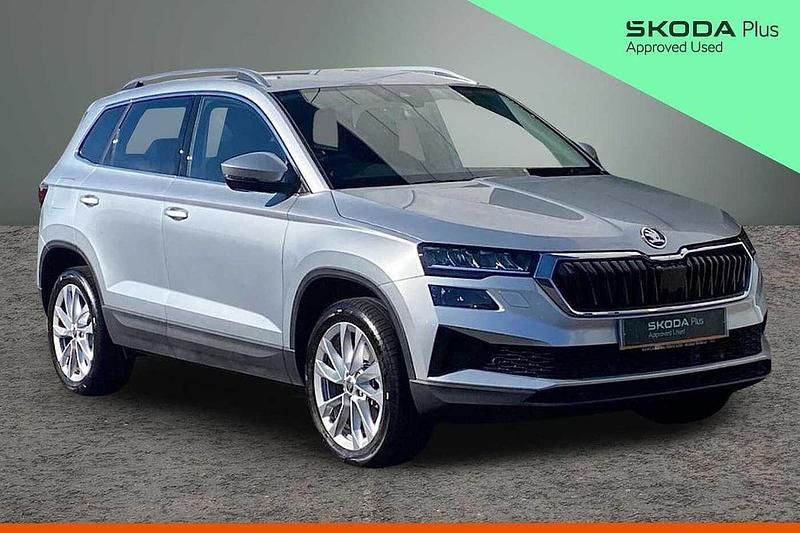 Used Skoda Karoq SE L 110 HP (80 kW) 2025 Brilliant silver metallic SUV