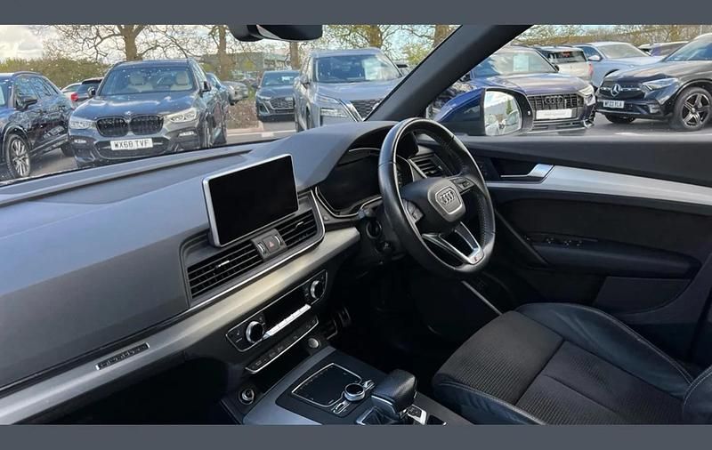 Used Audi Q5 S-Line 190 HP (139 kW) 2017 Blue SUV