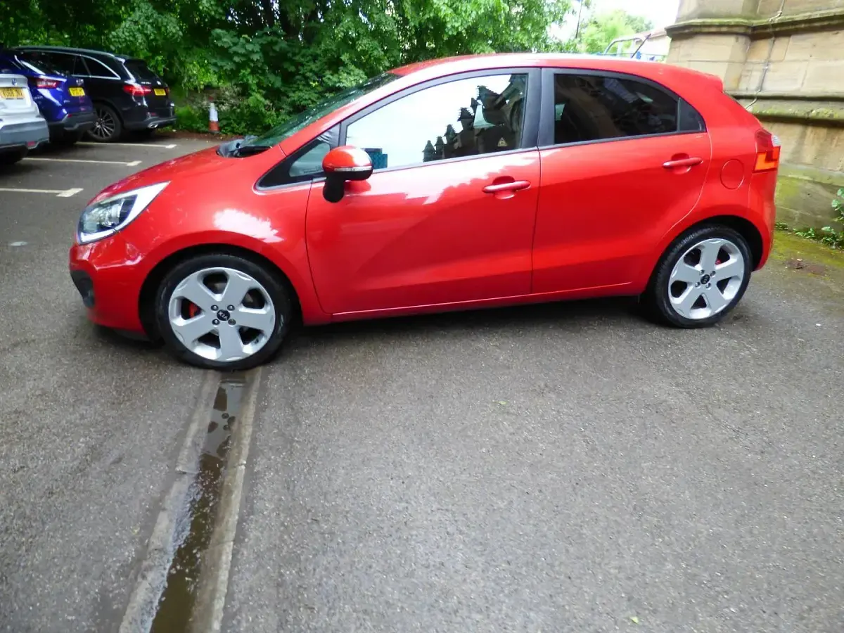 Used Kia Rio 2014 Red Hatchback
