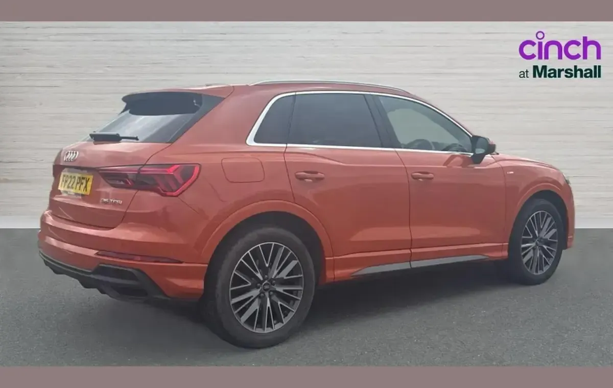 Used Audi Q3 S-Line 150 HP (110 kW) 2022 Orange SUV