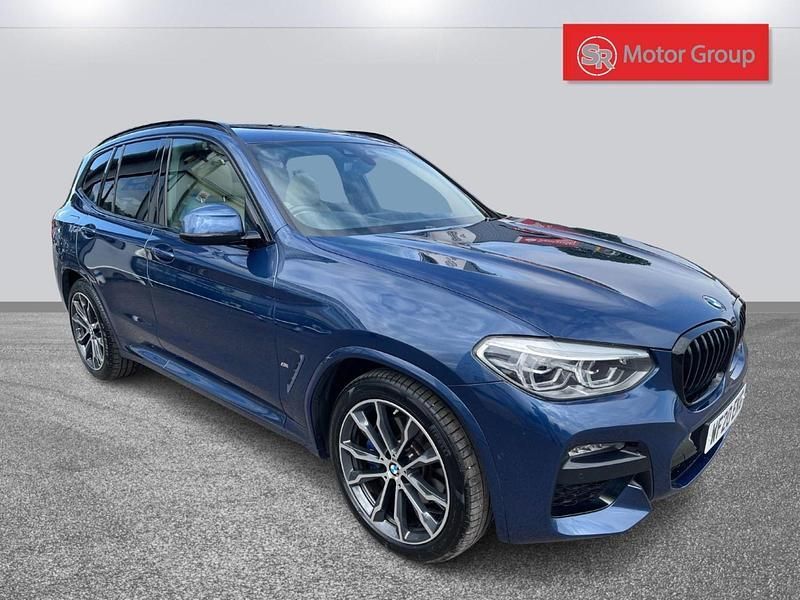 Blue Used 2020 BMW X3 M Sport SUV | £20,687 (Fair price) - Image 1/4