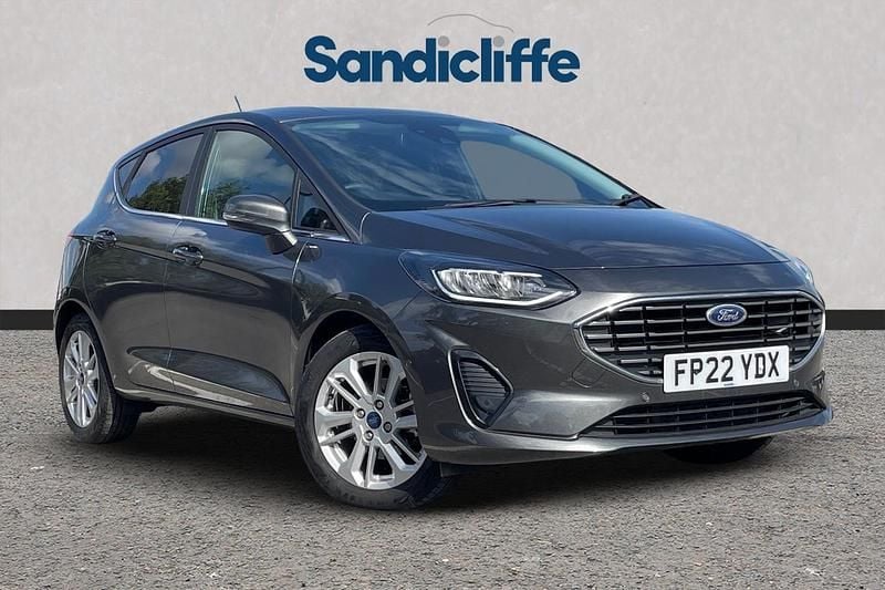 Magnetic (exclusive paint) Used 2021 Ford Fiesta Titanium Hatchback | £12,700 (Fair price) - Image 1/4