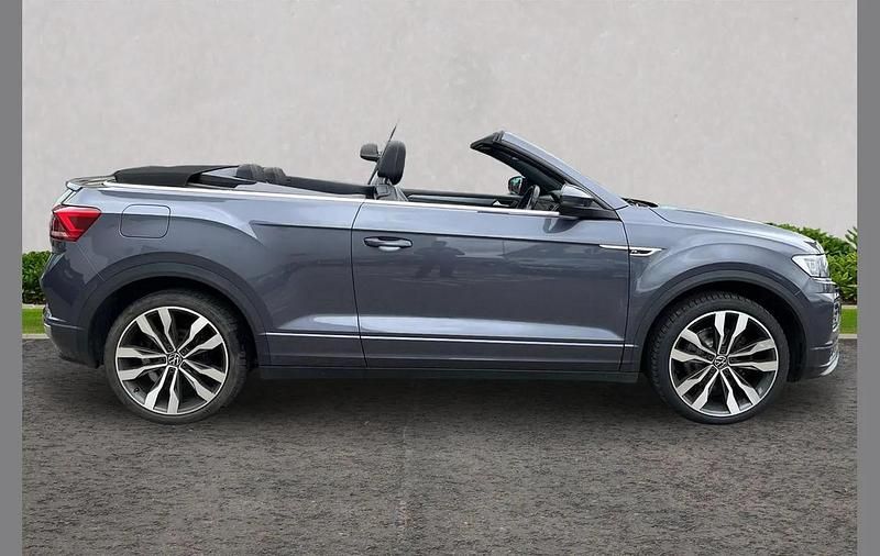 Used VW T-Roc Cabriolet R-line 150 HP (110 kW) 2021 Grey Cabriolet