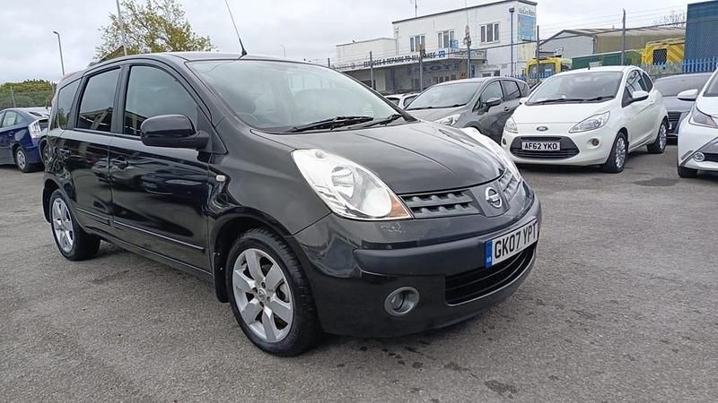 Used Nissan Note 110 HP (80 kW) 2007 Black Hatchback