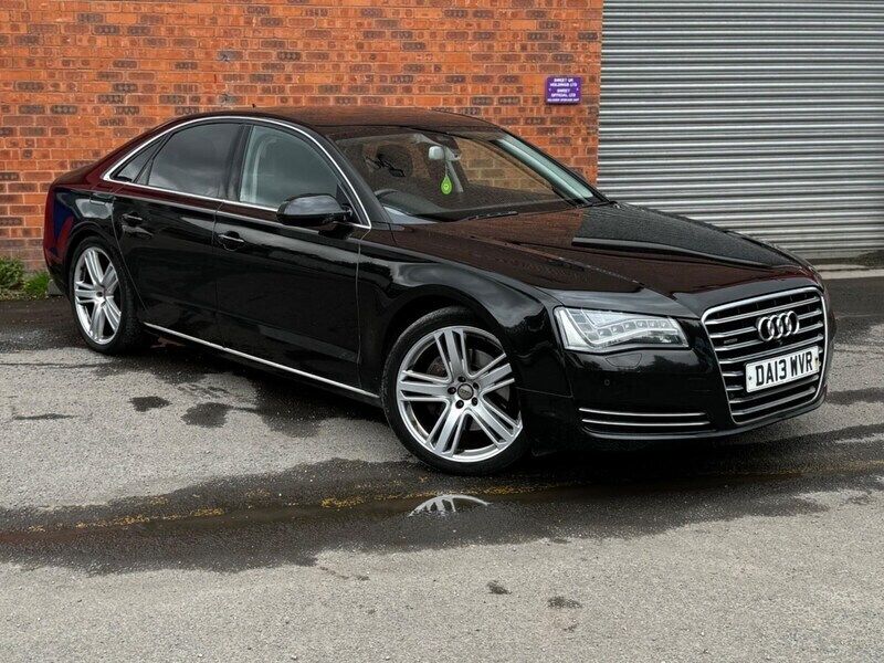 Black Used 2013 Audi A8 Sport Sedan | £7,145 (Fair price) - Image 1/4