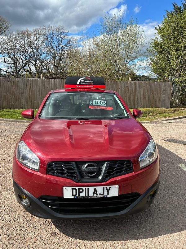 Used Nissan Qashqai Acenta 110 HP (80 kW) 2011 Red SUV