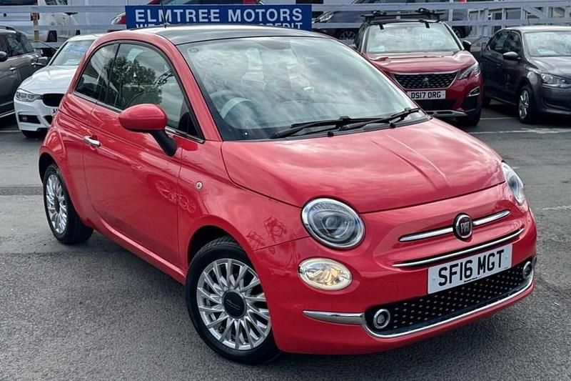 Pink Used 2016 Fiat 500 Lounge Hatchback | £4,999 (Fair price) - Image 1/1