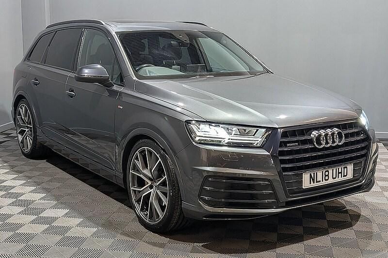 Used Audi Q7 Black Edition 272 HP (200 kW) 2018 Grey SUV