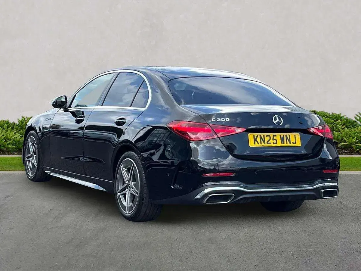 Used Mercedes C200 AMG line 2025 Black Sedan
