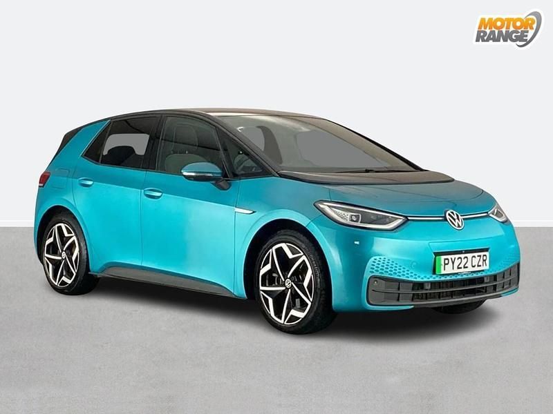 Turquoise Used 2022 VW ID.3 Pro Hatchback | £18,295 (Expensive) - Image 1/4