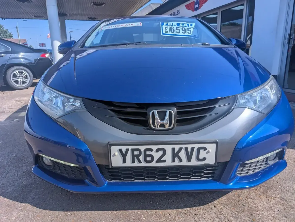 Used Honda Civic ES 2012 Blue Hatchback