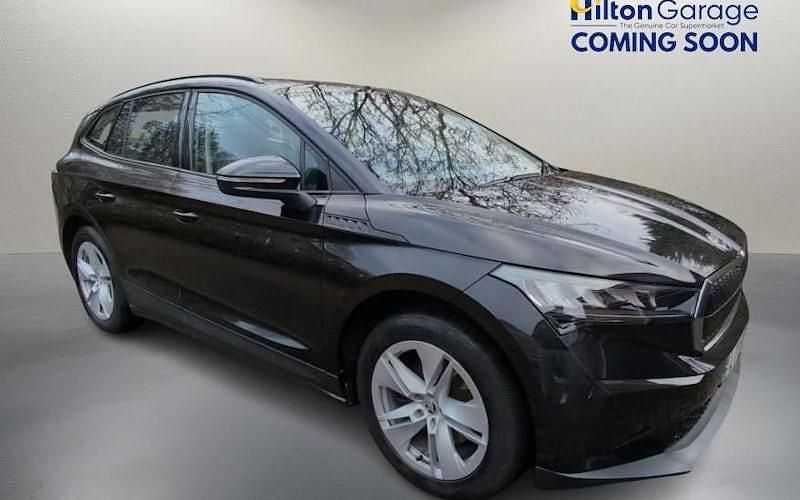 Black Used 2021 Skoda Enyaq iV ecoSuite SUV | £14,250 (Good price) - Image 1/1