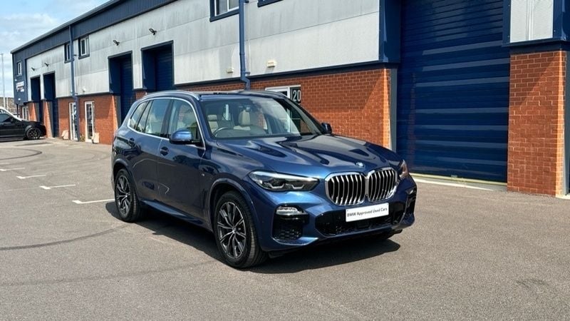 Blue Used 2020 BMW X5 M Sport SUV | £38,950 (Good price) - Image 1/4
