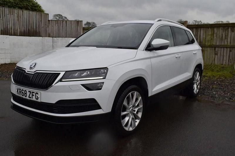 Used Skoda Karoq SE L 115 HP (84 kW) 2018 White SUV