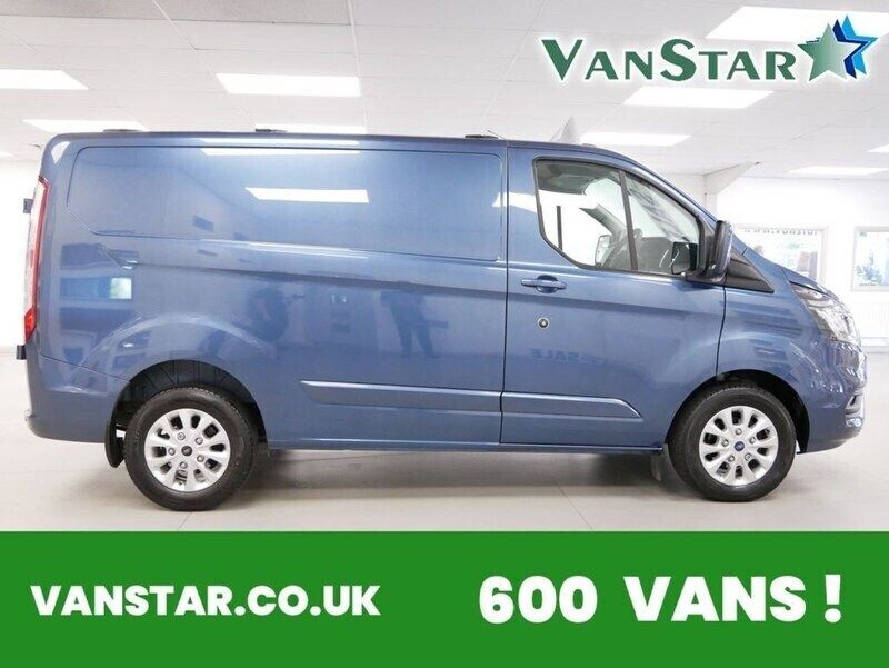 Blue Used 2021 Ford Transit Custom Limited Van | £19,989 (Fair price) - Image 1/4