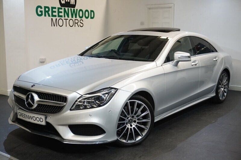 Silver Used 2017 Mercedes CLS350 AMG Line Premium Coupe | £14,490 (Fair price) - Image 1/4