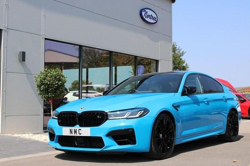 Blue Used 2022 BMW M5 Competition Edition Sedan | £72,981 - Image 1/4