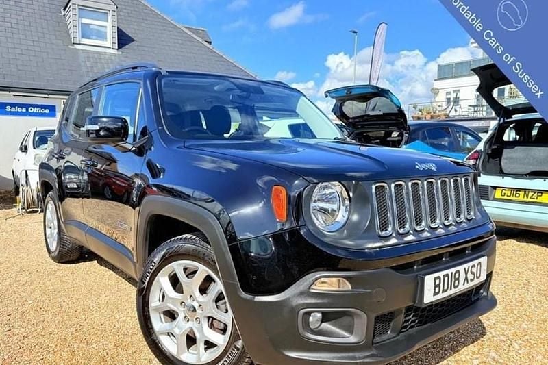 Black Used 2018 Jeep Renegade Longitude SUV | £8,495 (Fair price) - Image 1/1