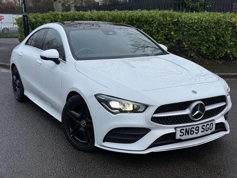 White Used 2019 Mercedes CLA180 AMG line Sedan | £17,995 (Super price) - Image 1/4