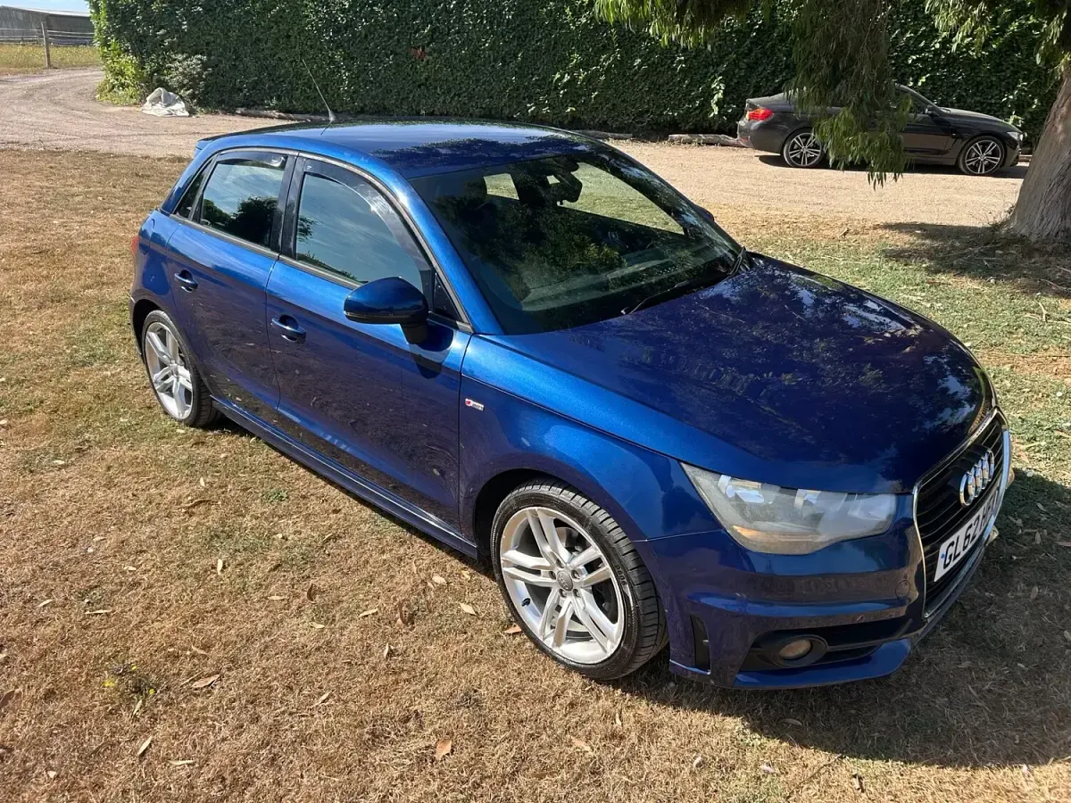 Used Audi A1 S-Line 105 HP (77 kW) 2012 Blue Hatchback