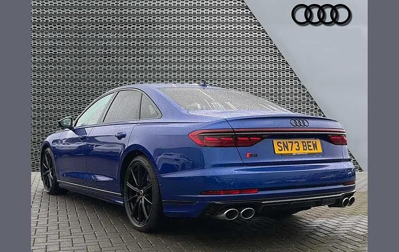Used Audi S8 Black Edition 571 HP (419 kW) 2024 Blue Sedan