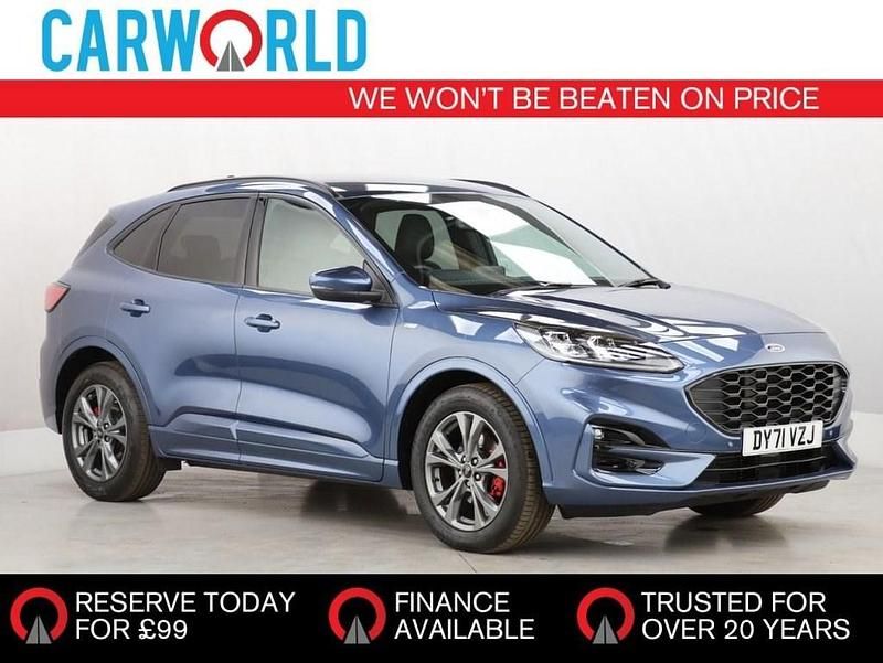 Blue Used 2022 Ford Kuga ST-Line SUV | £18,990 (Good price) - Image 1/3