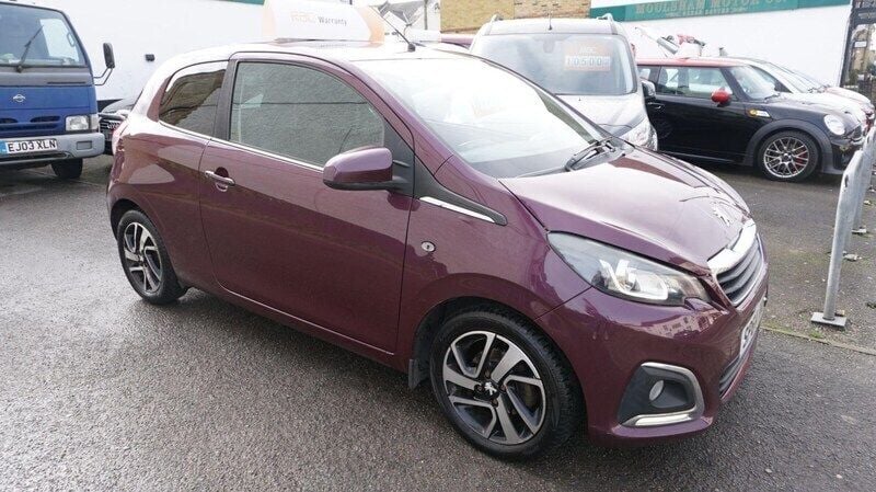 Mauve/purple Used 2014 Peugeot 108 Allure Hatchback | £3,500 (Fair price) - Image 1/4