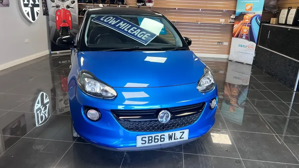 Used Vauxhall Adam 70 HP (51 kW) 2016 Blue Hatchback