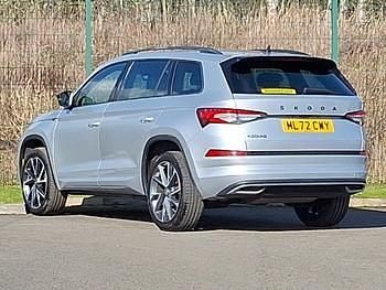 Used Skoda Kodiaq SportLine 150 HP (110 kW) 2022 Silver SUV