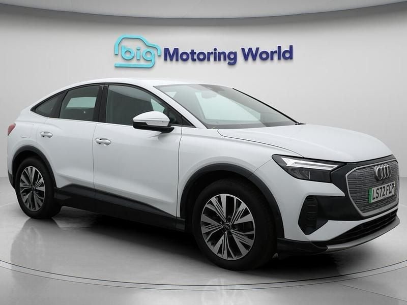 White Used 2022 Audi Q4 Sportback e-tron Sport SUV | £19,100 - Image 1/4