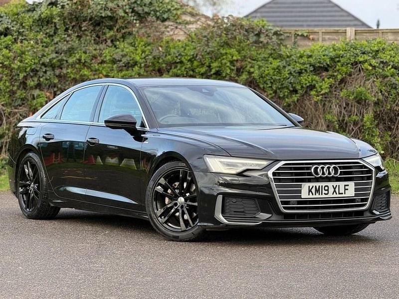 Used Audi A6 S-Line 204 HP (150 kW) 2019 Black Sedan