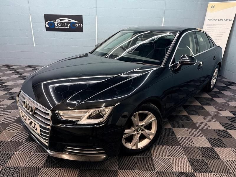 Black Used 2017 Audi A4 Comfort Sedan | £7,399 (Good price) - Image 1/4