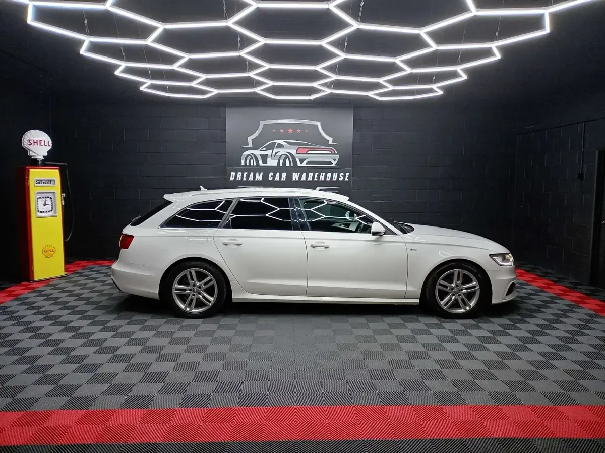 Used Audi A6 S-Line 177 HP (130 kW) 2014 White Estate
