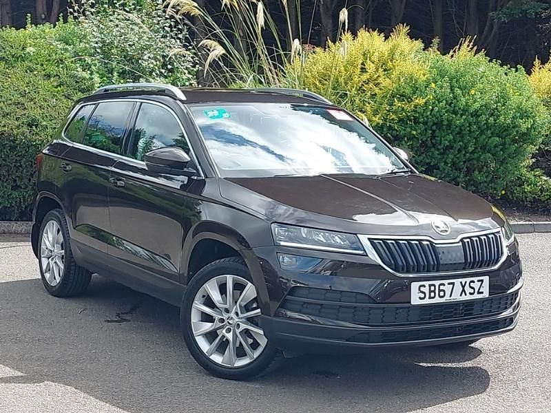 Brown Used 2018 Skoda Karoq SE L SUV | £13,498 (Fair price) - Image 1/4