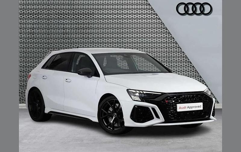 Used Audi RS3 Sport 394 HP (289 kW) 2023 White Sedan