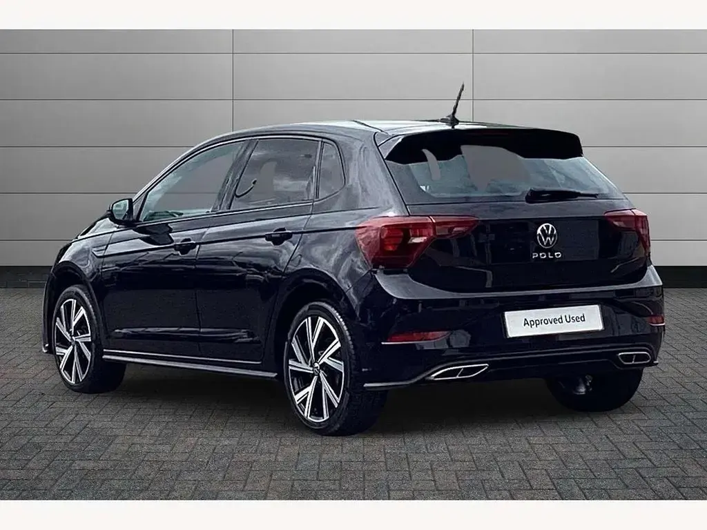 Used VW Polo R-line 95 HP (69 kW) 2023 Black Hatchback