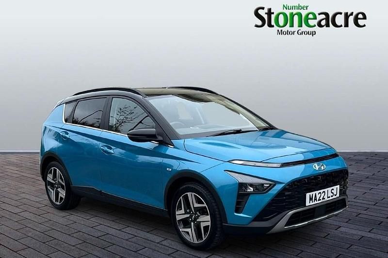 Turquoise Used 2022 Hyundai Bayon Ultimate SUV | £15,295 (Fair price) - Image 1/1