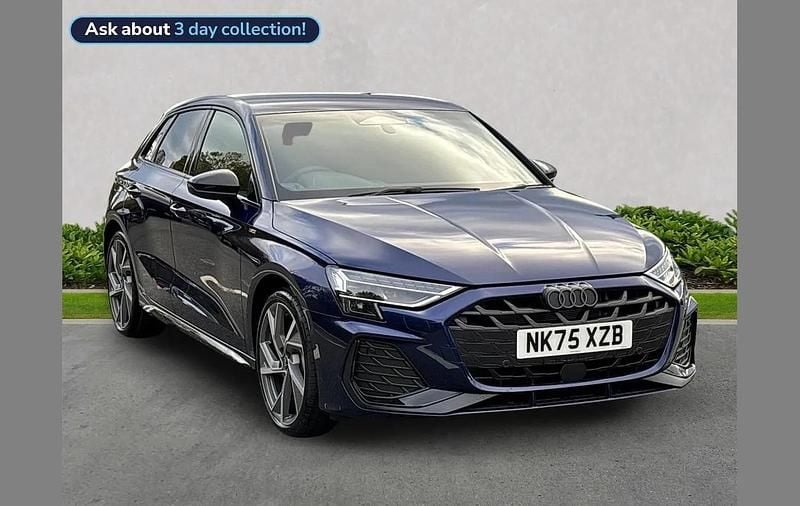 Used Audi A3 Black Edition 147 HP (108 kW) 2025 Blue Hatchback