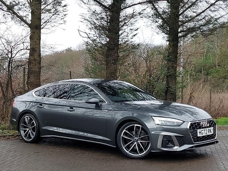 Grey Used 2022 Audi A5 S-Line Hatchback | £25,698 (Fair price) - Image 1/4