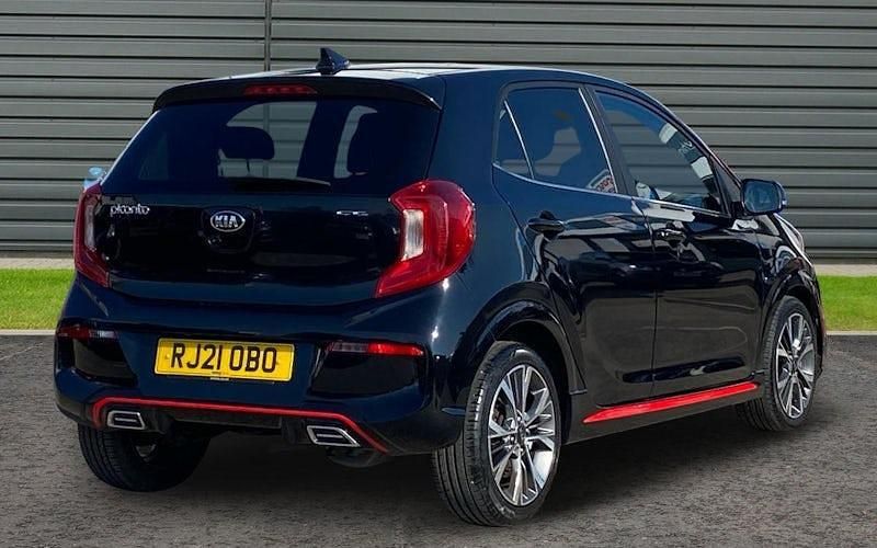 Used Kia Picanto GT-Line 101 HP (74 kW) 2021 Black Hatchback