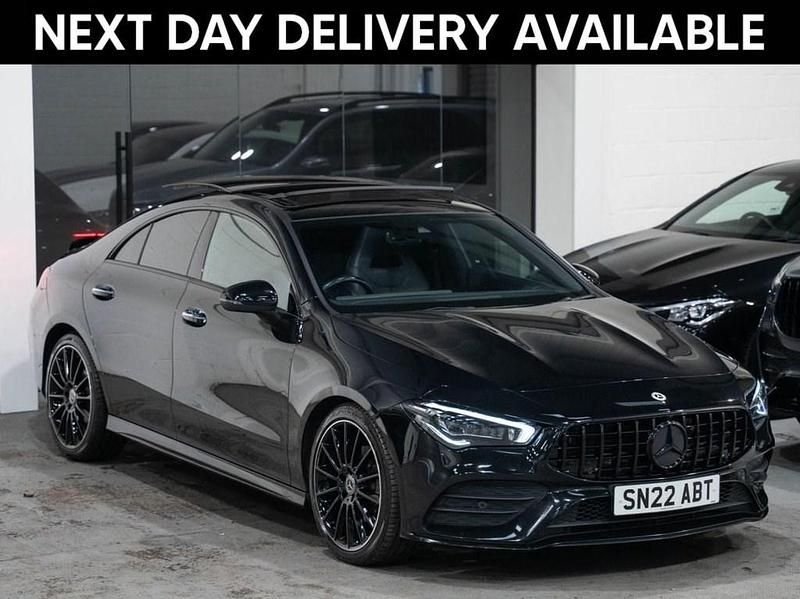 Black Used 2022 Mercedes CLA180 AMG line Sedan | £24,995 (Expensive) - Image 1/3