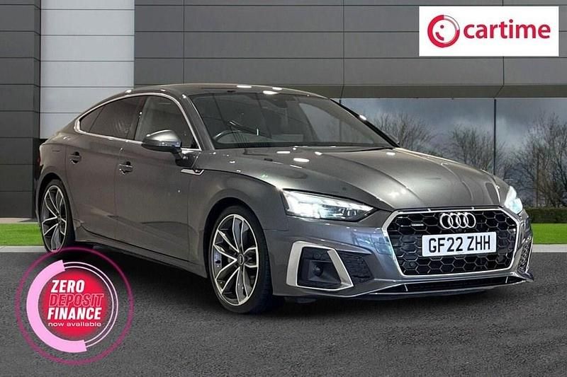 Grey Used 2022 Audi A5 Sportback S-Line Hatchback | £25,990 (Fair price) - Image 1/4
