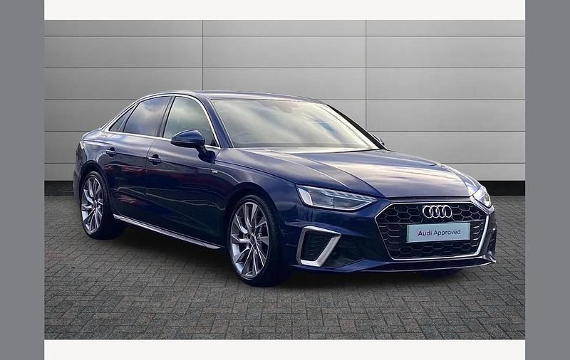Blue Used 2023 Audi A4 S-Line Sedan | £19,995 (Super price) - Image 1/4