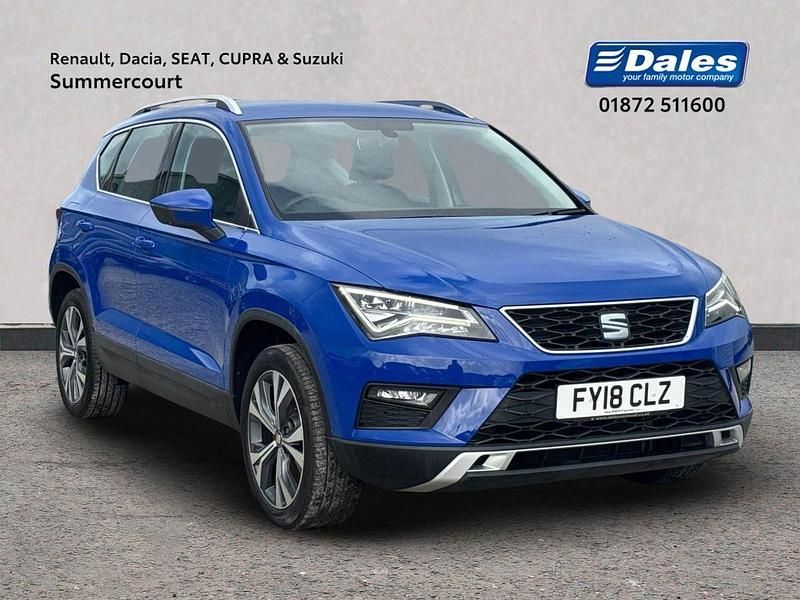 Blue Used 2018 Seat Ateca SE Technology SUV | £13,250 (A bit pricey) - Image 1/4