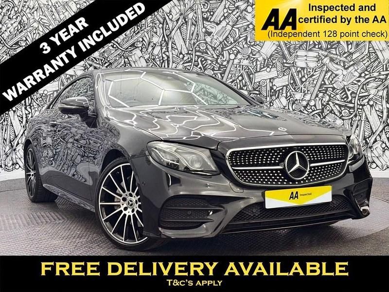 Black Used 2020 Mercedes E220 AMG Line Premium Plus Coupe | £29,395 (A bit pricey) - Image 1/2
