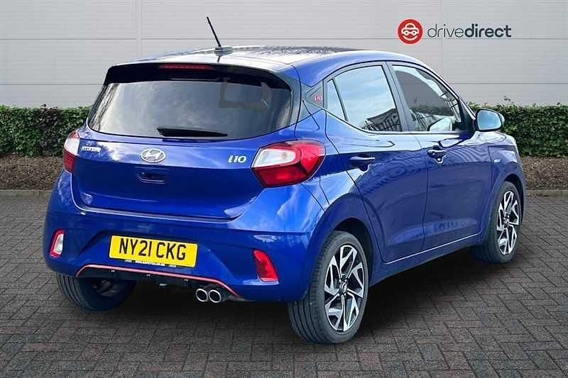 Used Hyundai i10 N Line 100 HP (73 kW) 2021 Blue Hatchback